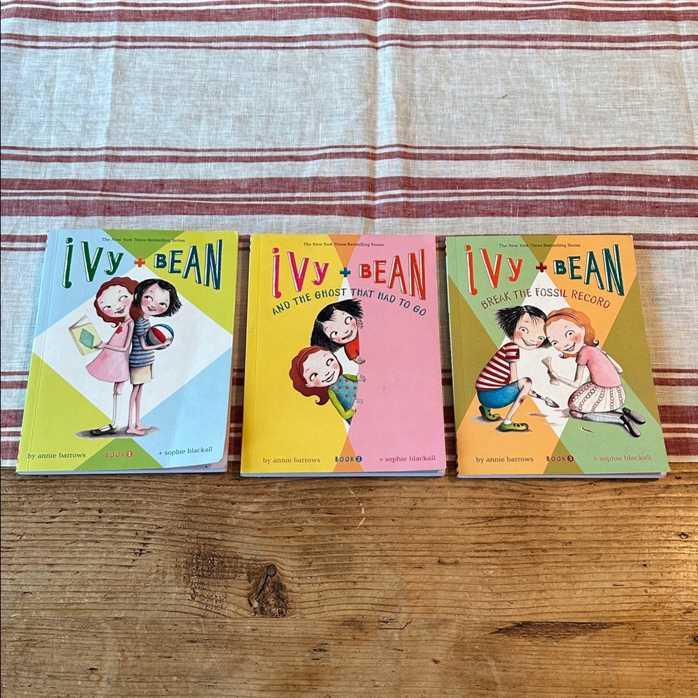 Set of 3 Ivy + Bean books